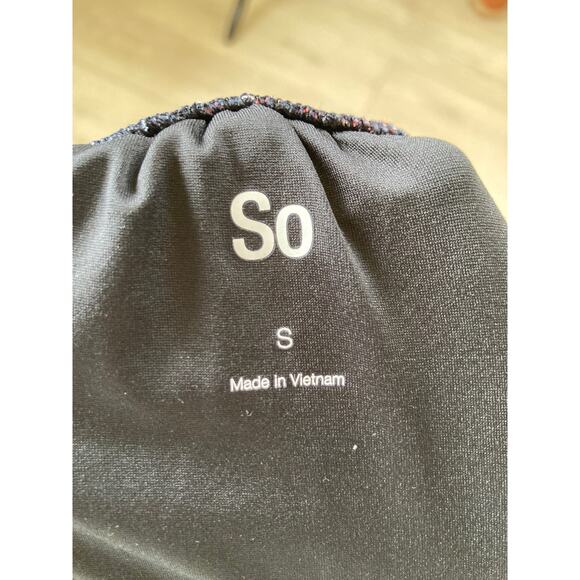 So Plaid Stretch Pullover Dress, Size S - Picture 4 of 6